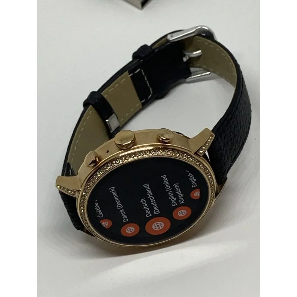 Fossil Gen 4 Authentic Digital Dial Smart Watch Custom Band FTW6011 QT505